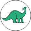 KFO-Einlegebilder Dinosaurier